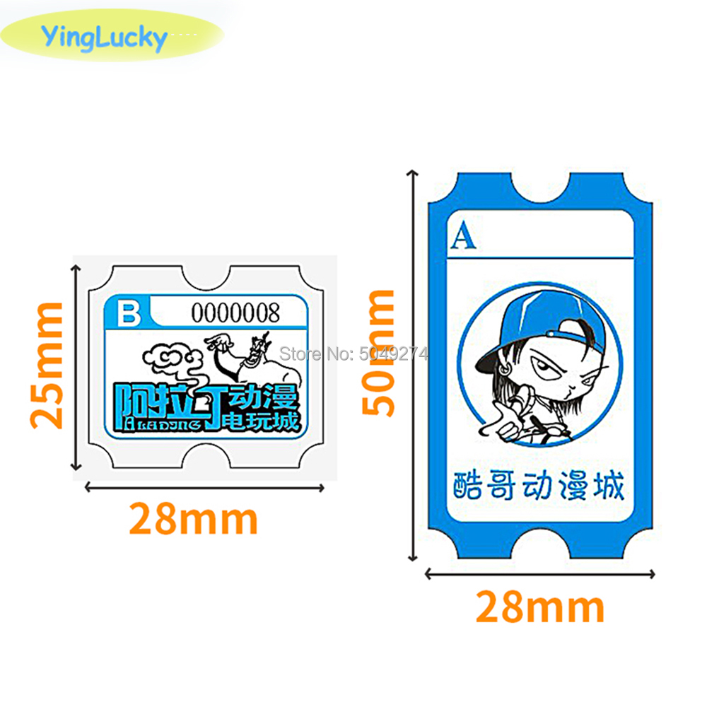 Yinglucky 2000 pcs/lot billets - Ticket Redemption Machine avis et prix