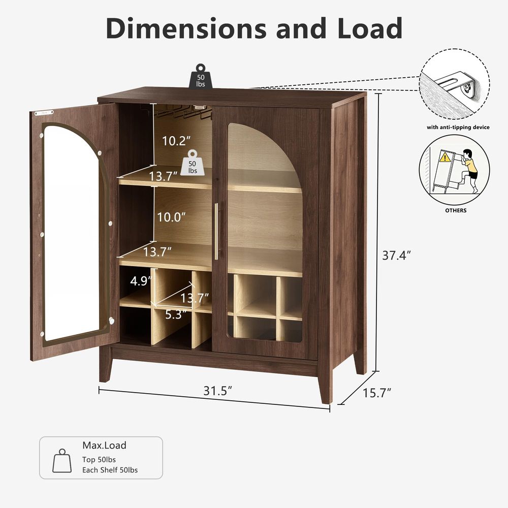Armoire de rangement haute, ar - Glass Cabinet Display avis et prix