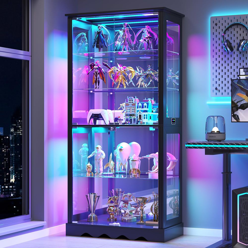 Vitrine avec portes en verre,  - Glass Cabinet Display avis et prix