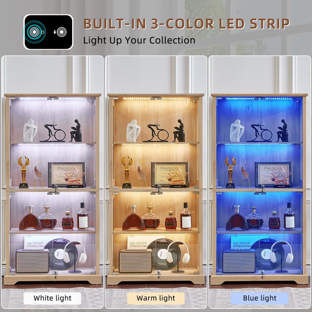 Vitrine en verre style farmhou - Glass Cabinet Display avis et prix